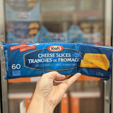 Image of Kraft Cheese Slices 60-Pack - 1 x 1.25 Kilos